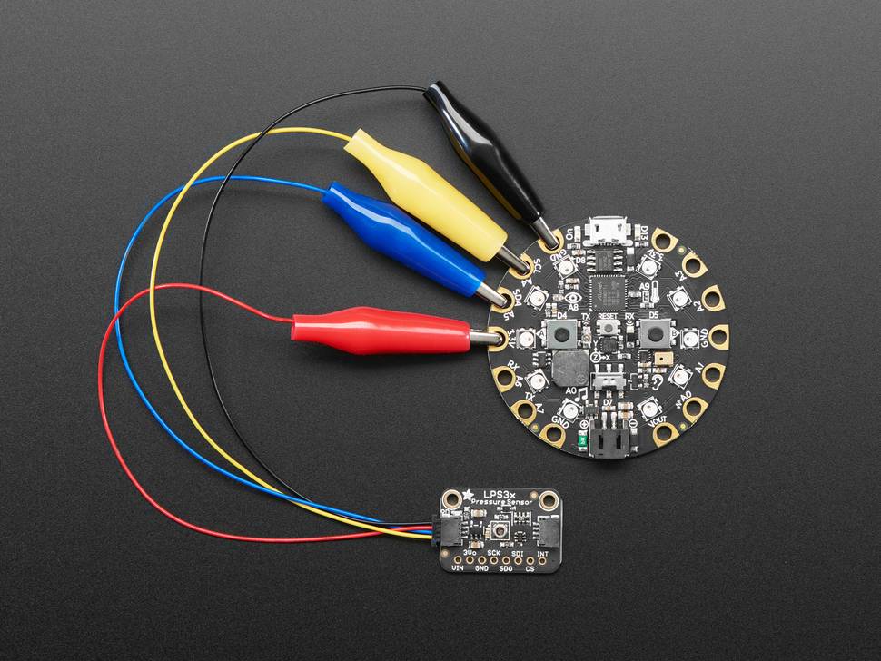 Adafruit JST SH 4Pin Cable 150mm with Alligator Clips STEMMA QT Qwiic 4398