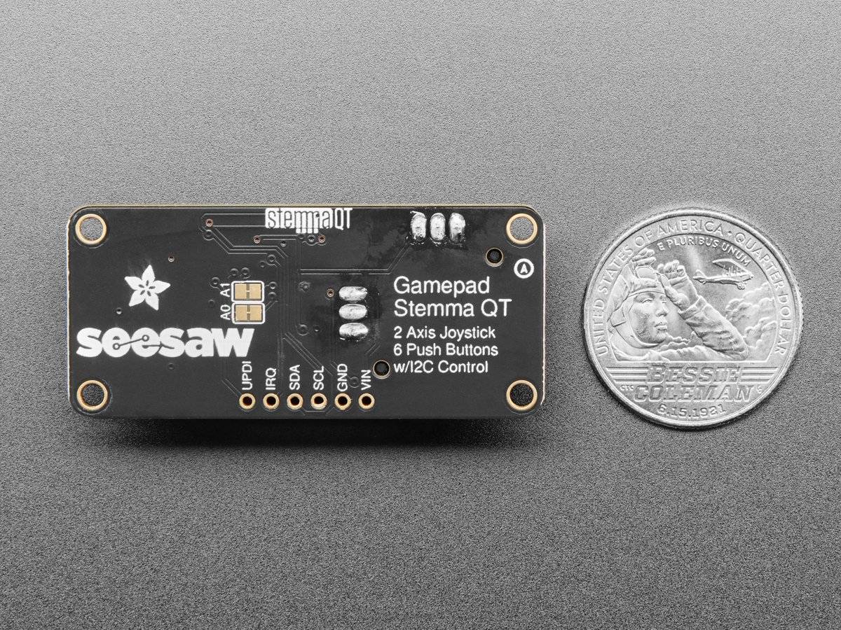 Adafruit Mini I2C Gamepad with seesaw STEMMA QT Qwiic 5743