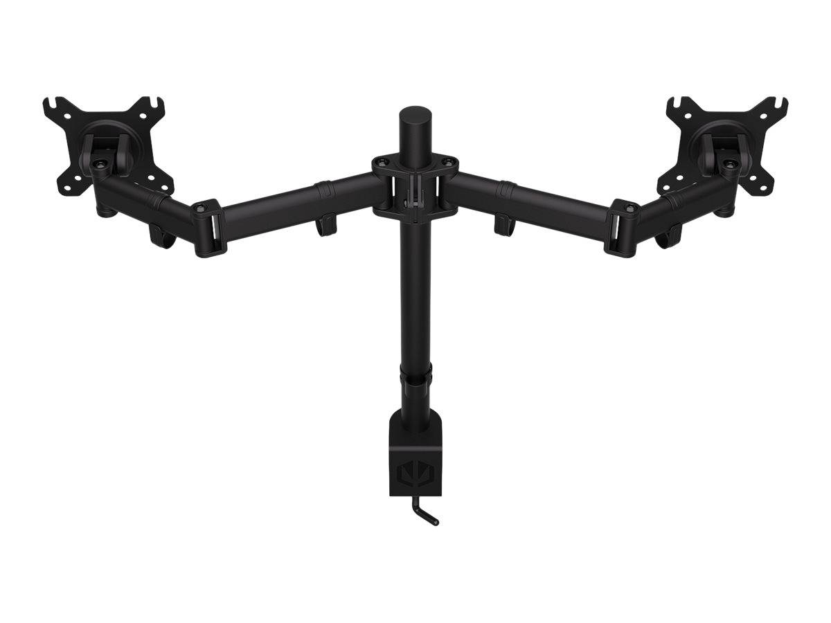 Endorfy Atlas Double - Aufstellung - für 2 LCD-Displays - Metall - Schwarz - Bildschirmgröße: bis zu 68,6 cm (bis zu 27