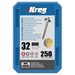 KREG Pocket-Hole Linsenkopfschraube 32 mm 250 Stk ( SML-C125-250 ) Vierkantantrieb Teilgewinde Grobgewinde selbstschneidend verzinkt KREG Pocket-Hole Linsenkopfschraube 32 mm 250 Stk ( SML-C125-250 ) Vierkantantrieb Teilgewinde Grobgewinde selbstschneidend verzinkt