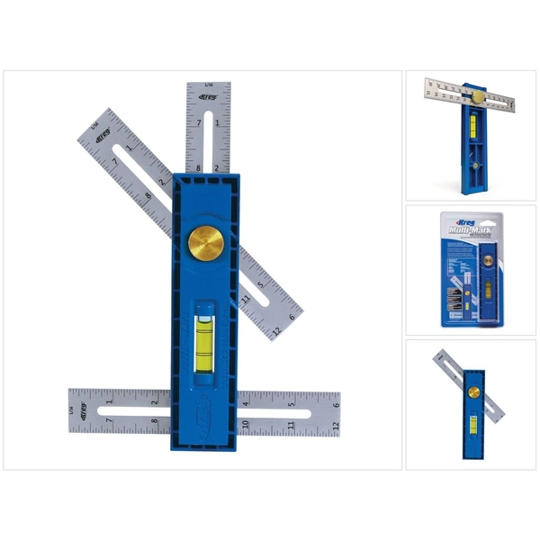 KREG Multi-Mark Messwerkzeug ( KMA2900 ) Winkelmesser Wasserwaage Multifunktionswerkzeug zum Anreißen und Messen KREG Multi-Mark Messwerkzeug ( KMA2900 ) Winkelmesser Wasserwaage Multifunktionswerkzeug zum Anreißen und Messen