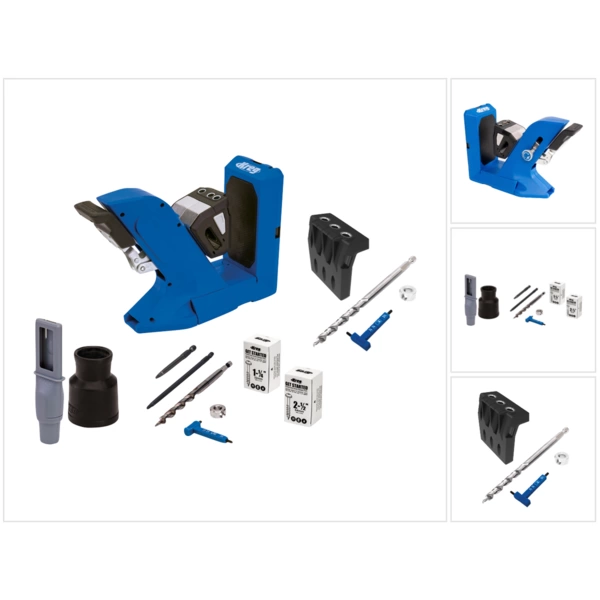 KREG Pocket Hole Jig 720 Taschenloch Bohrschablone + Micro Bohrschablone + Stufenbohrer + Bit + Schrauben KREG Pocket Hole Jig 720 Taschenloch Bohrschablone + Micro Bohrschablone + Stufenbohrer + Bit + Schrauben