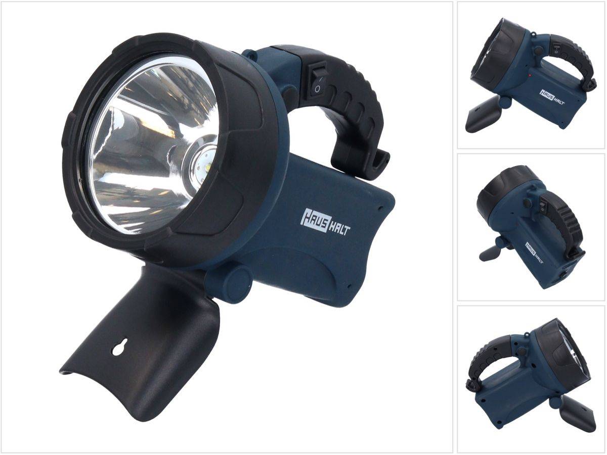 HausHalt GD-1911 LED Taschenlampe Arbeitsleuchte 10 Watt 800 Lumen IP65 ( 000051421897 ) Blau
