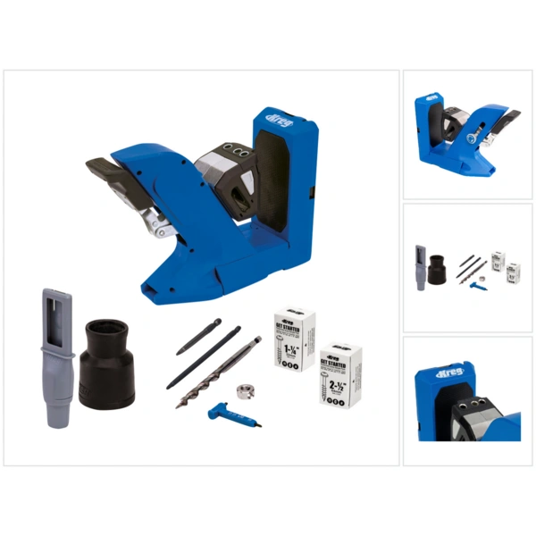 KREG Pocket Hole Jig 720 Taschenloch Bohrschablone ( KPHJ720 ) + Stufenbohrer + Bit + Schrauben KREG Pocket Hole Jig 720 Taschenloch Bohrschablone ( KPHJ720 ) + Stufenbohrer + Bit + Schrauben