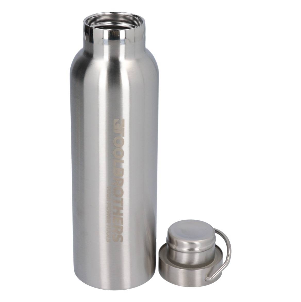 Toolbrothers Fan Edelstahl Trinkflasche 600 ml für Kalt und Heiß Getränke