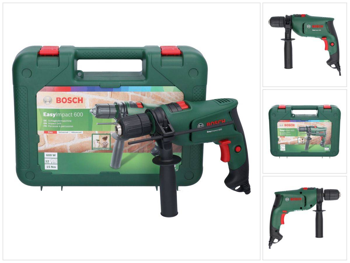 Bosch EasyImpact 600 Schlagbohrmaschine 600 Watt 15 Nm + Koffer ( 0603133000 )