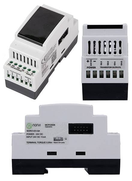 NORVI-EX-Q4  (4 x Open Collector Transistor Outputs)