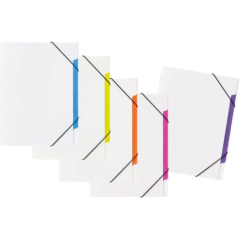 PAGNA Ordnungsmappen-Set "Coool white Trend", A4, 5 Fächer