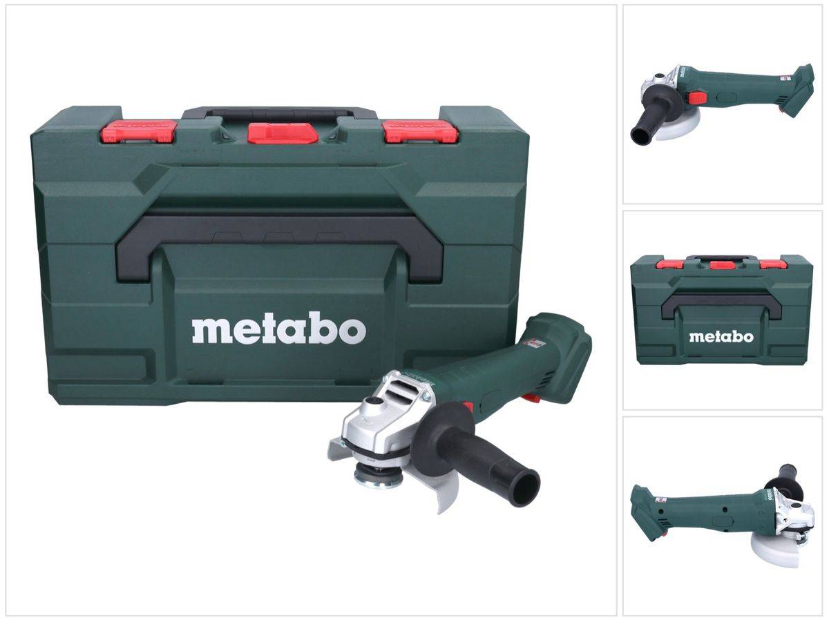 Metabo W 18 7-125 Akku Winkelschleifer 18 V 125 mm + metaBOX ( 602371840 ) - ohne Akku, ohne Ladegerät