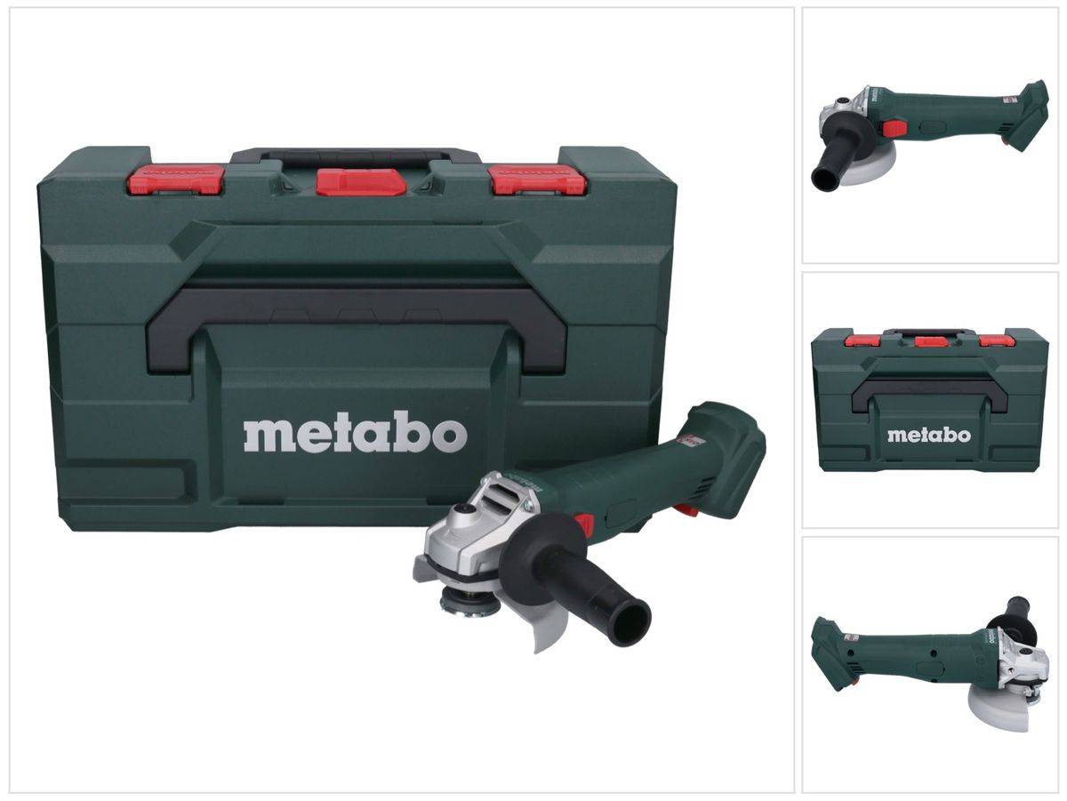 Metabo W 18 L 9-125 Akku Winkelschleifer 18 V 125 mm + metaBOX ( 602247840 ) - ohne Akku, ohne Ladegerät