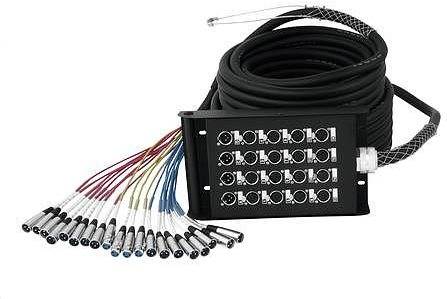 Omnitronic Multicore mit Stagebox, 16IN/4OUT,XLR/XLR