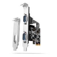 AXAGON PCEA-S2N - PCIe - RS-232 - Männlich - PCIe 2.0 - RS-232 - Schwarz
