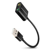 ADA-12 USB 2.0, Stereo Audio Mini-Adapter, 15 cm Kabellänge & Video Soundkarten