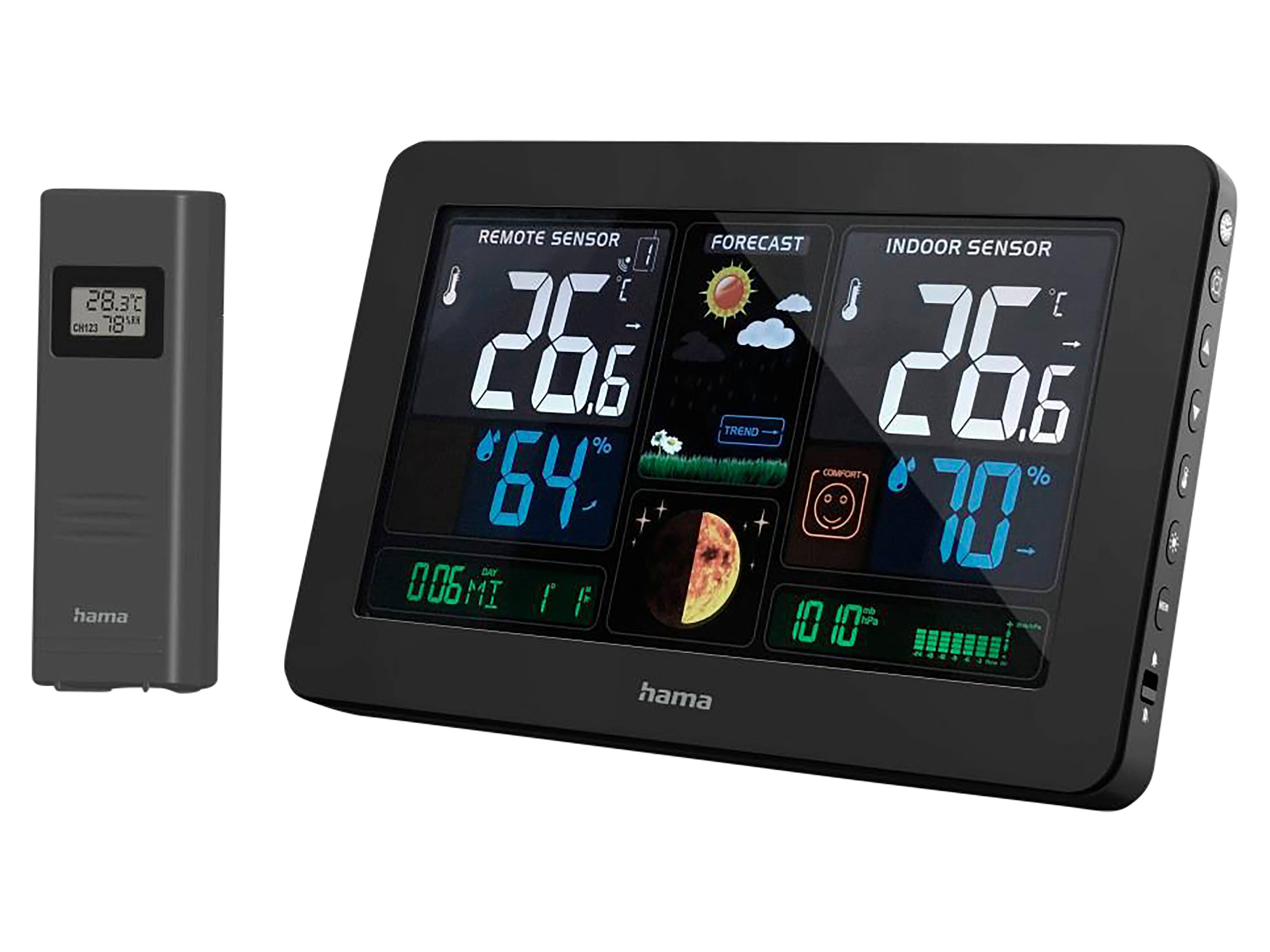 Hama Premium Wetterstation USB - Schwarz