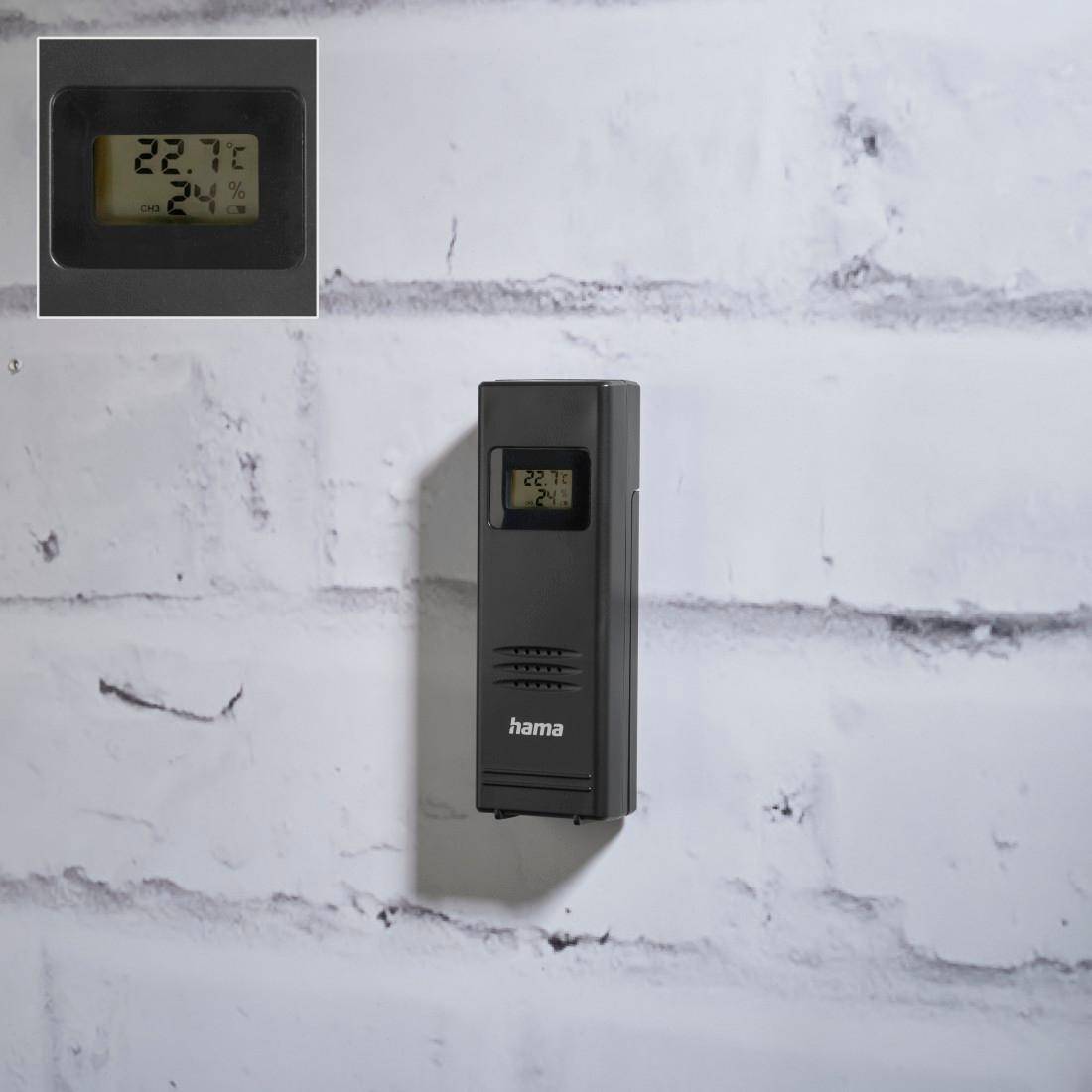 Hama Premium Wetterstation USB - Schwarz