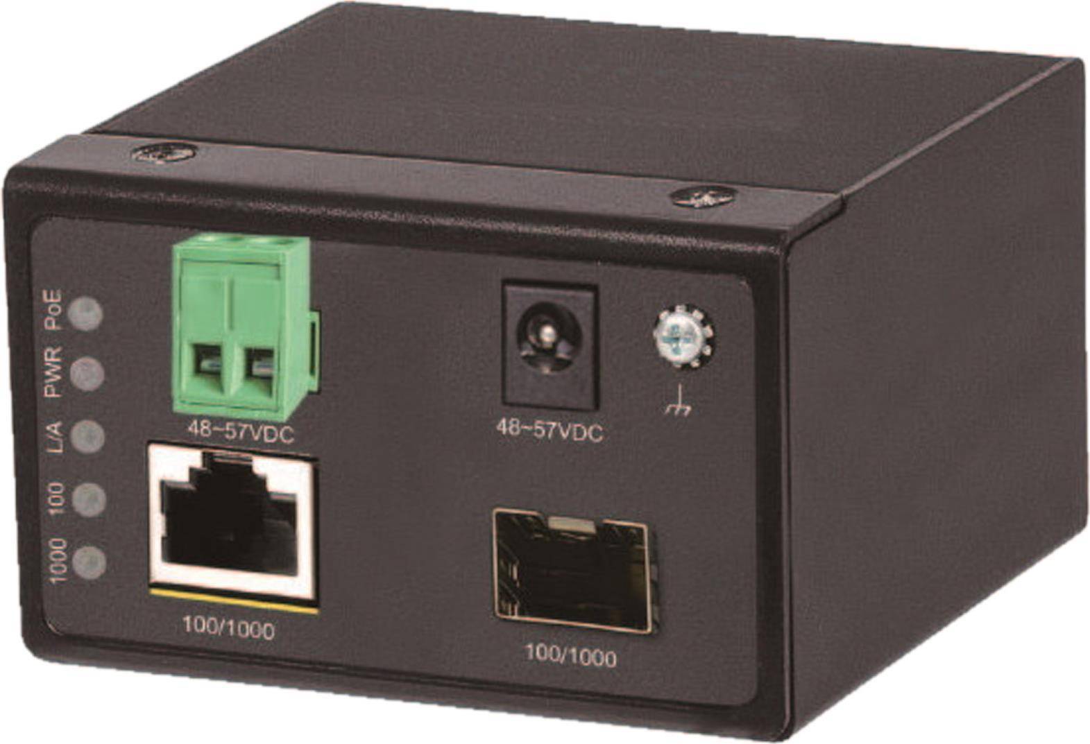 Longshine LCS-CP863I PoE+ Media Converter 100/1000Mb/s RJ45 - SFP/FX - Converter