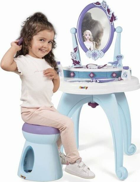 SMOBY Kosmetiktisch mit Stuhl 2in1 Ice Kingdom