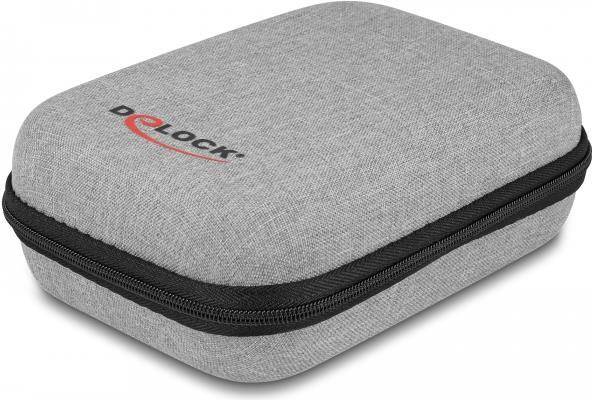 Delock Organizertasche Zubehör - Polyester - Grau - Schwarz