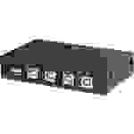 Renkforce 4 Port USB 2.0-Umschalter Schwarz