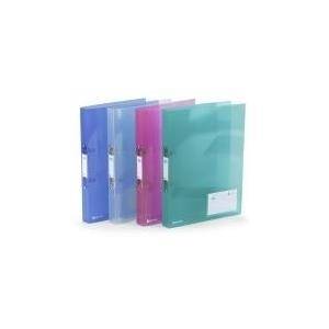 REXEL Ringbuch ICE Standard, 2-Ring-Reißmechanik, sortiert DIN A4, Rückenbreite: 25 mm, aus PP, mit Rückentasche und