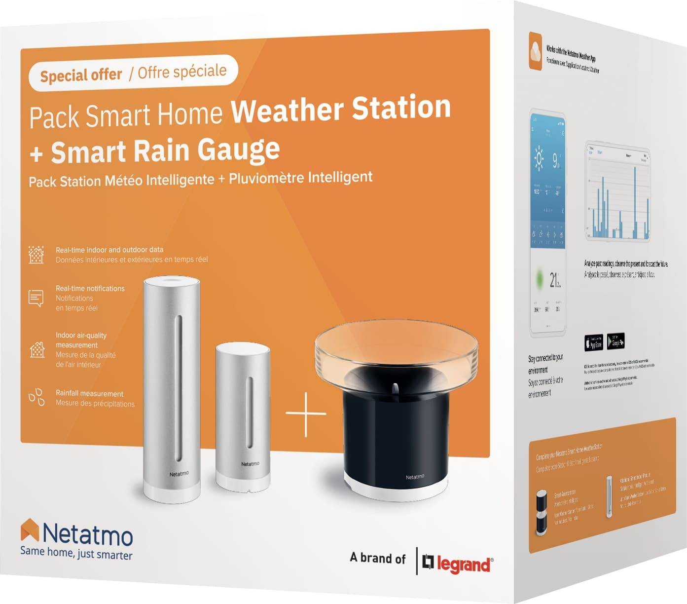 NETATMO Starterset Wetterstation, NBU-NWS-NRG-EU