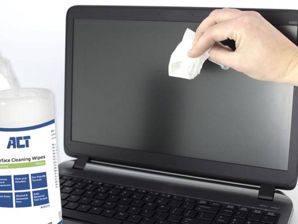 Bildschirm- und Oberflächenreinigungstücher (100 Stück)