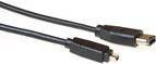 ACT Firewire IEEE1394 connection cable 6-pin male