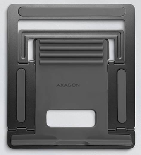 AXAGON STND-L - Notebook-Ständer - Grau - Aluminium - 25,4 cm (10 Zoll) - 40,6 c