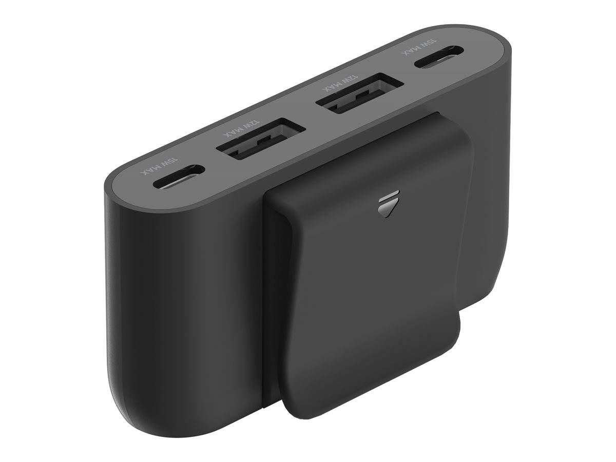 Belkin BoostCharge - Ladesteifen - 4 Ausgabeanschlussstellen (2 x USB-C, 2 x USB)