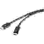 Renkforce Thunderbolt™-Kabel Thunderbolt™ 4 Thunderbolt™ (USB-C®) Stecker, Thunderbolt™ (USB-C®) Stecker 0.80 m Schwarz