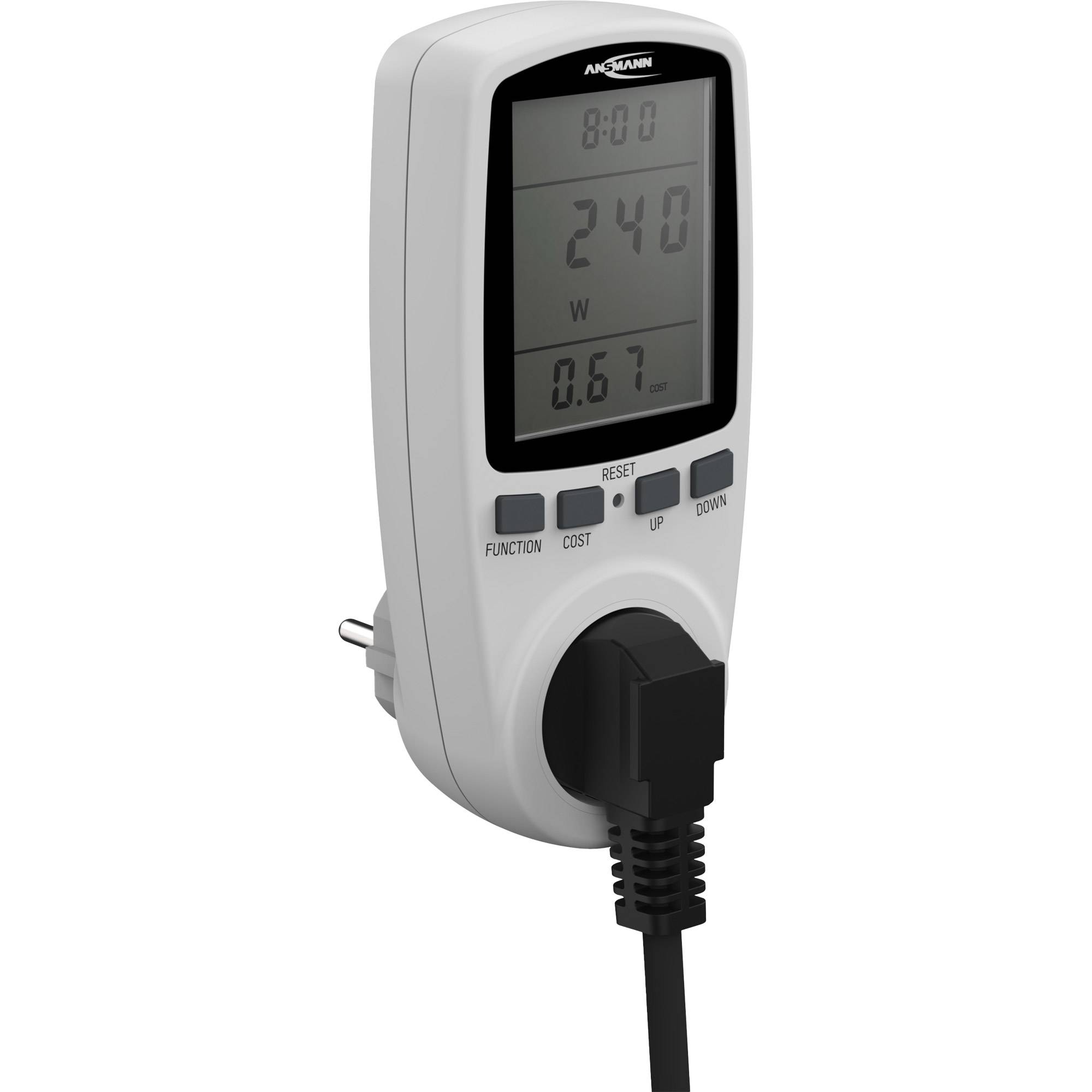 Ansmann APM2 Energiekosten-Messgerät Stromtarif einstellbar
