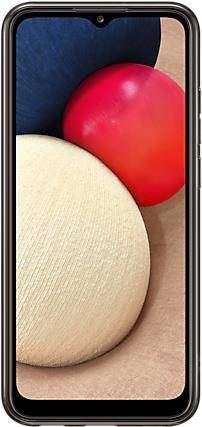 Original Samsung Handyhülle für Galaxy A02s Schwarz EF-QA026TBEGEU