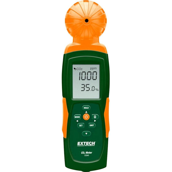 Extech Kohlendioxid-Messgerät CO240 0 bis 9999 ppm mit Temperaturmessfunktion, mit USB-Schnittstelle, mit Datenloggerfun