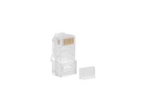Lanberg PLU-6000 - RJ-45 - Transparent - Cat6 - U/UTP (UTP) - 100 Stück(e) - Polybag