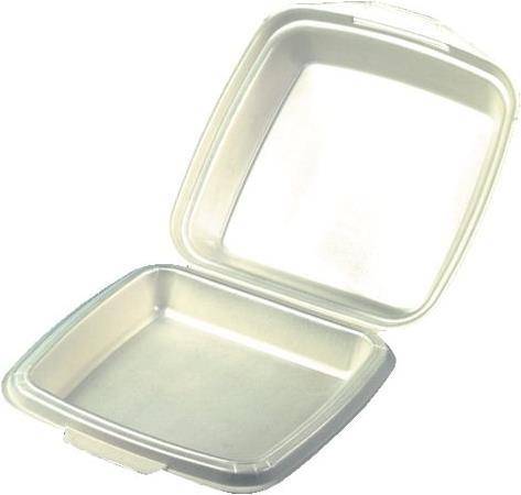 Papstar 12043 Brotdose Expandiertes Polystyrol (EPS) Beige 50 Stück(e) (12043)