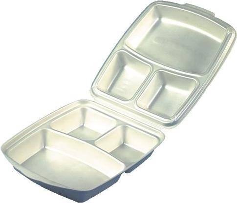 Papstar 12045 Brotdose Beige Expandiertes Polystyrol (EPS) 50 Stück(e) (12045)