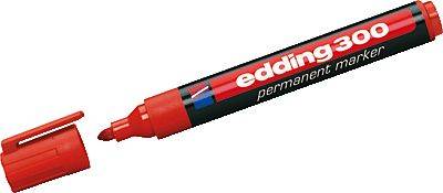 Permanentmarker 300 rot Strich-B.1,5-3mm Rundspitze EDDING