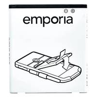 Emporia AK-V50-4G-BC, Akku, Emporia, ACTIVE V50, Schwarz, Weiß, Lithium-Ion (Li-Ion), 1400 mAh