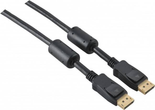 DisplayPort-Kabel, DP 1.2, High Quality, vergoldet, DisplayPort St./St., vergoldet, 3.0 m vergoldete Anschlüsse für