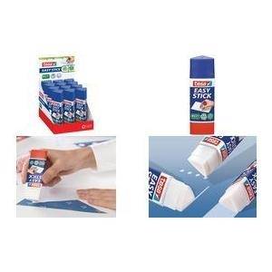 tesa ecoLogo Easy Stick Klebestift, Inhalt: 25 g, Display dreieckige Form, ermöglicht genaueste Verklebungen von