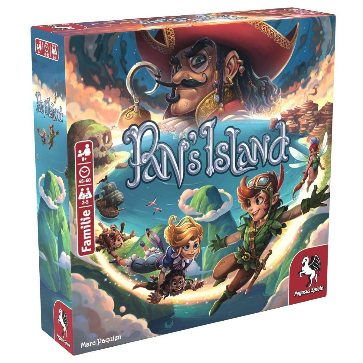 Pan's Island, Brettspiel, 2-5 Spieler, ab 8 Jahren, DE-Version