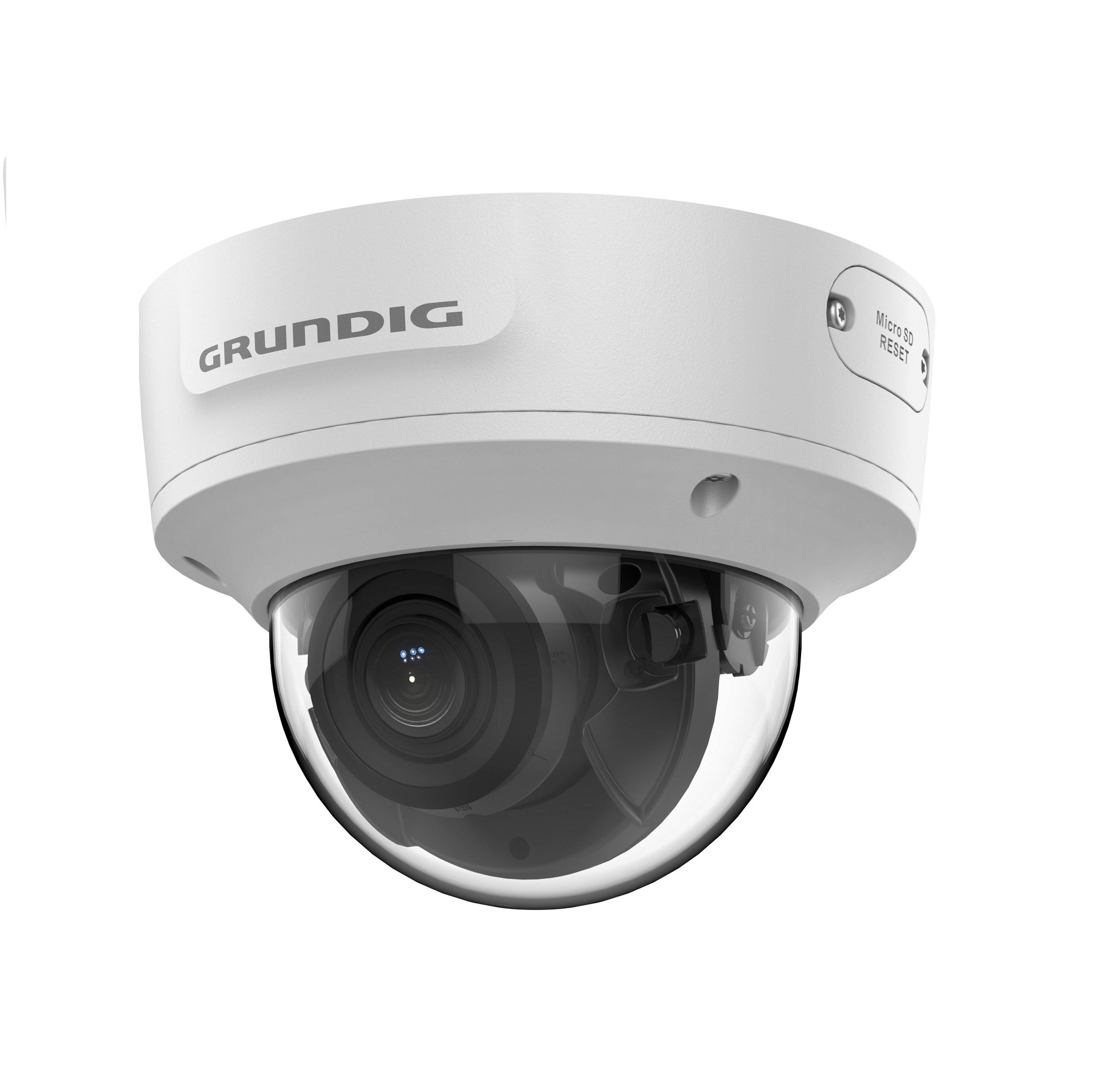 Grundig Grundig GD-CI-AP6637V, IP Dome Kamera, 1/1.8", 3840x2160, 30fps, 2.8-12mm, IR 50m, Audio, Alarm I/O 1/1, WDR 12