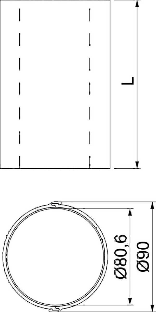 OBO Bettermann Rohrschale CTS 09150