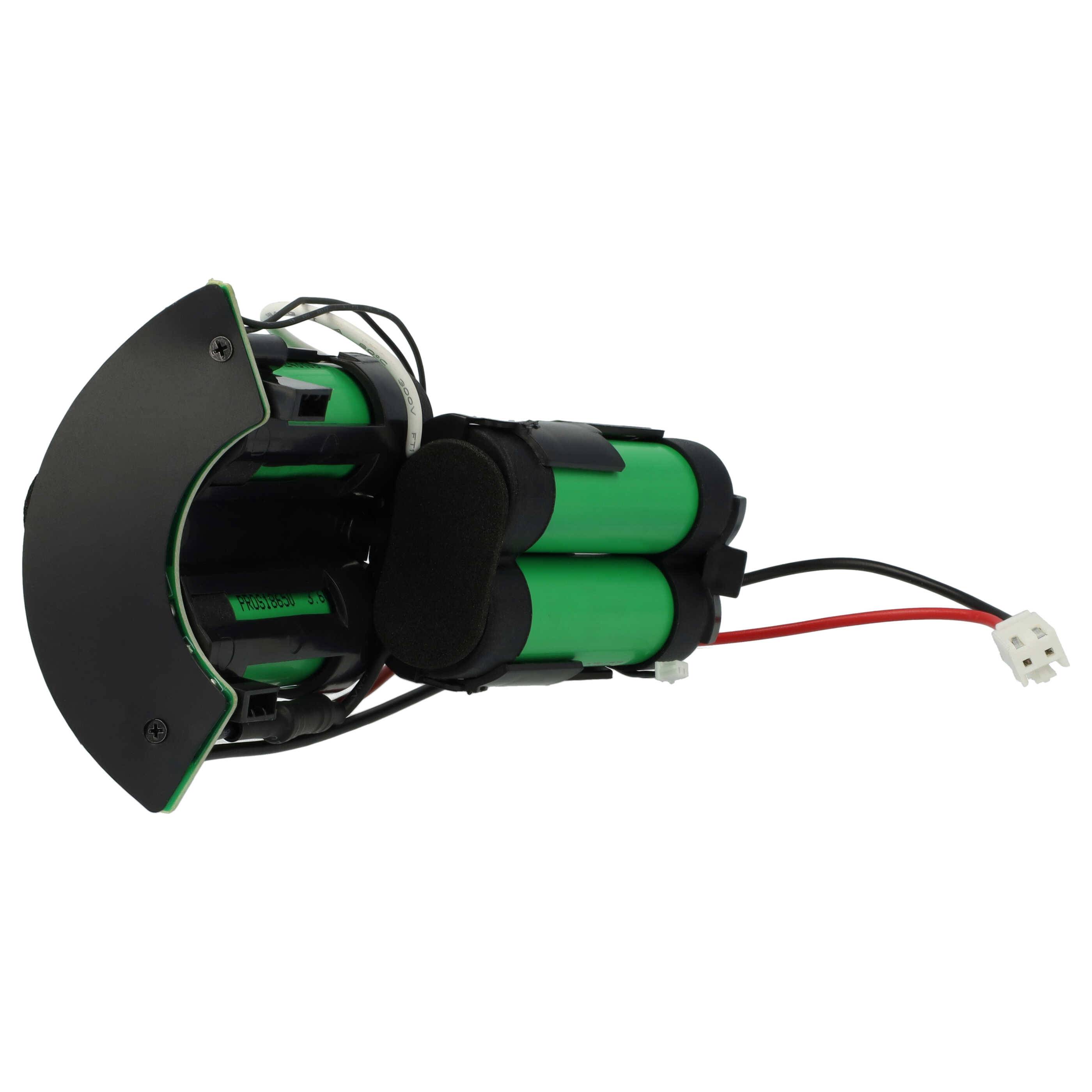 vhbw Akku kompatibel mit Philips PowerPro Duo FC6168/62, FC6169/01, FC6169/01WEU, FC6171/01WEU Staubsauger Grün Schwarz (3000mAh, 18V, Li-Ion)