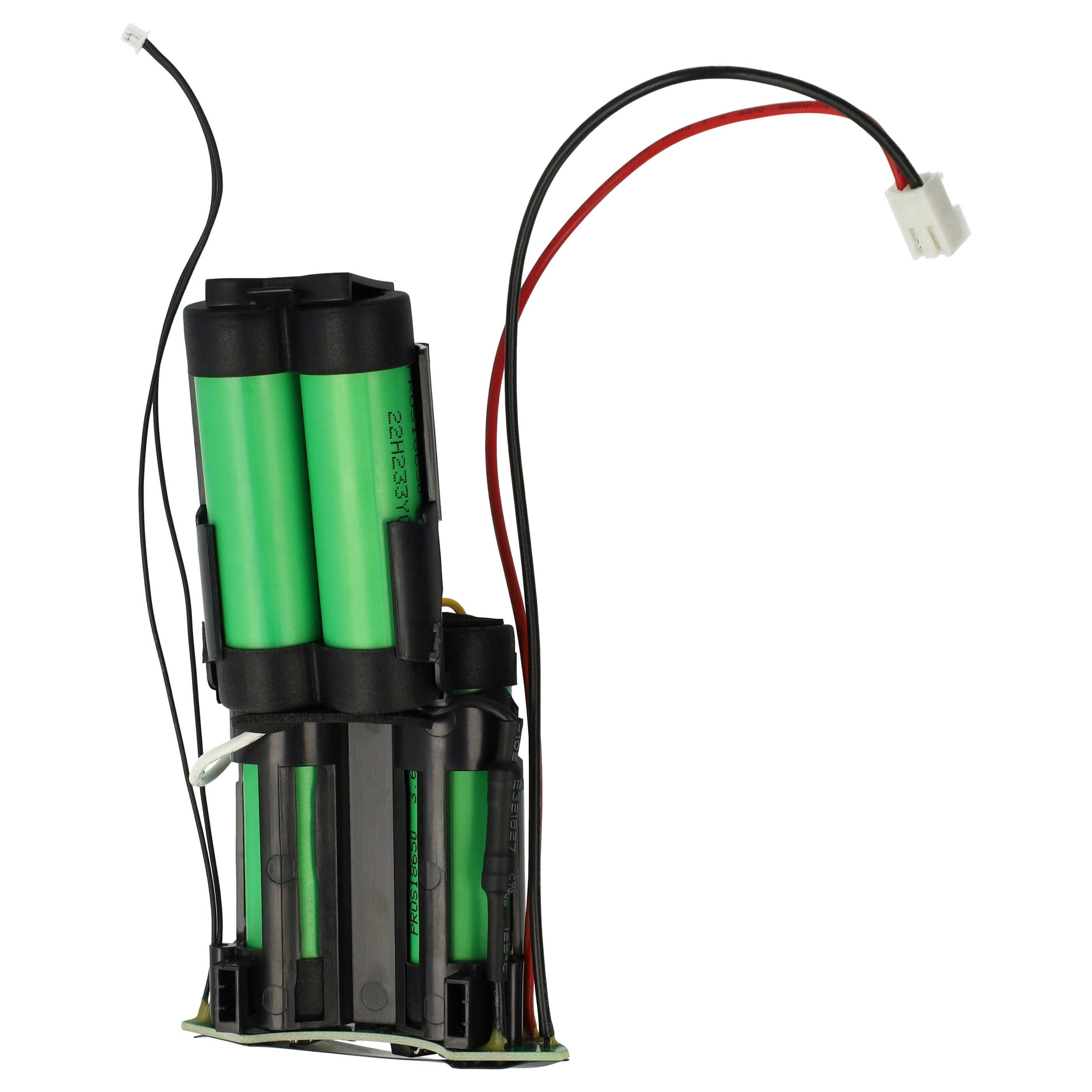 vhbw Akku kompatibel mit Philips PowerPro Aqua FC6404/01, FC6405/01, FC6404/01WEU Staubsauger Grün Schwarz (3000mAh, 18V, Li-Ion)