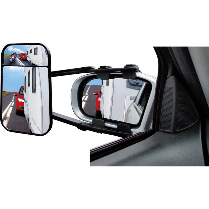 IWH Caravan-Rückspiegel XL Duo, inkl. Toter Winkel