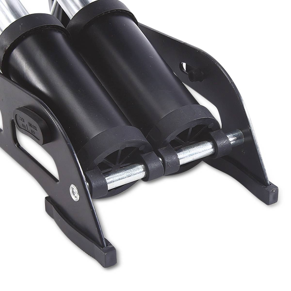 IWH Fußluftpumpe Doppelzylinder