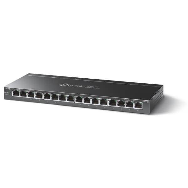 TP-Link TL-SG116P 16-Port Gigabit Desktop Switch 16x PoE+