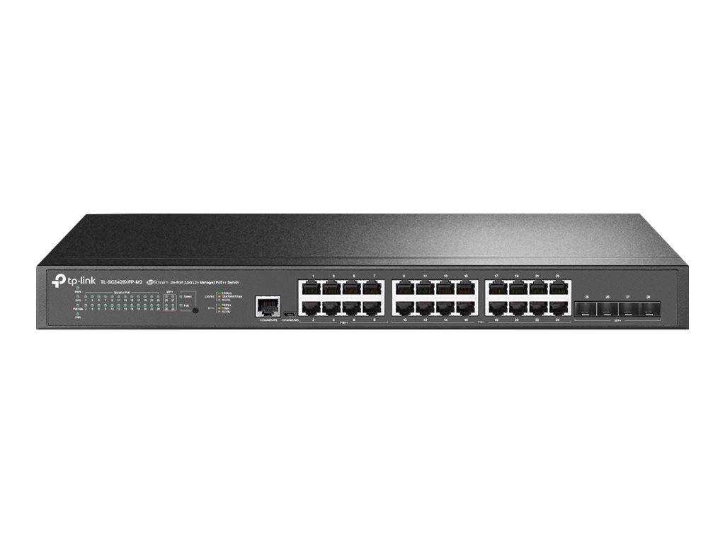 TP-Link JetStream TL-SG3428XPP-M2 V1 - Switch - L2+ - managed - 16 x 10/100/1000/2.5G (PoE+)