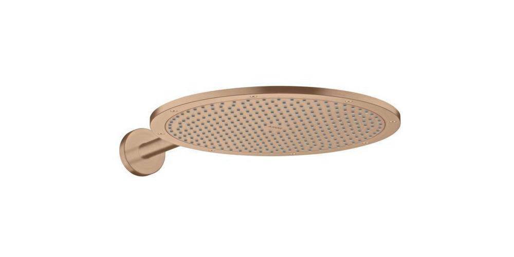 hansgrohe Kopfbrause AXOR SHOWERSOLUTIONS 1 jet, 350mm brushed red